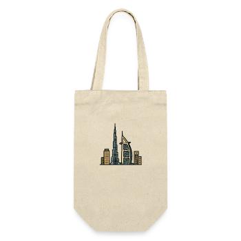 Dubai Skyline - Gift Bag for Bottles - nature - Front