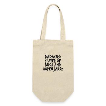 Dadacus – Slayer of Bugs and Open Jars - Gift Bag for Bottles - nature - Front