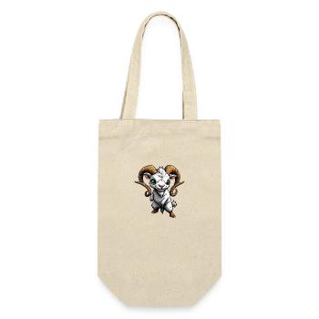 Cartoon Goat - Gift Bag for Bottles - nature - Front