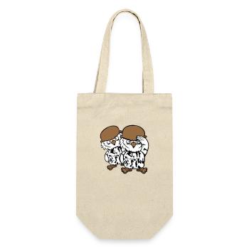 2 Owls Soldier Military War Helmet Army Two Team - Gift Bag for Bottles - nature - Front