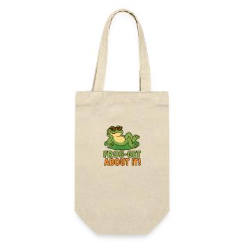 Frog-get About It – Chill Frog Vibes - Gift Bag for Bottles - nature - Front