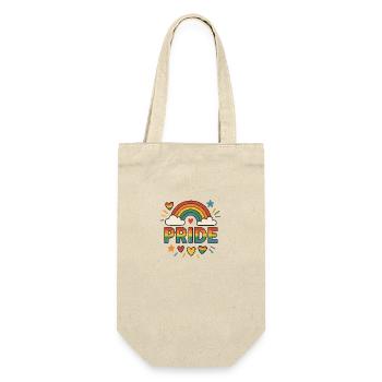 Pride - Geschenkbeutel für Flaschen - Natur - Vorne
