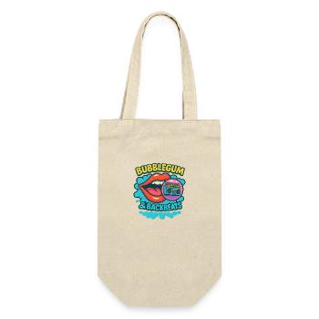 Bubblegum & Backbeats - Gift Bag for Bottles - nature - Front