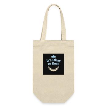 C’est bien de se reposer – Chemise de santé mentale - Sac à bouteille - nature - Devant
