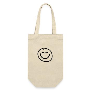Happy face - Gift Bag for Bottles - nature - Front