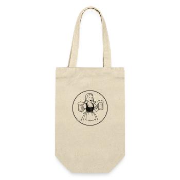 Bier mädchen - Gift Bag for Bottles - nature - Front