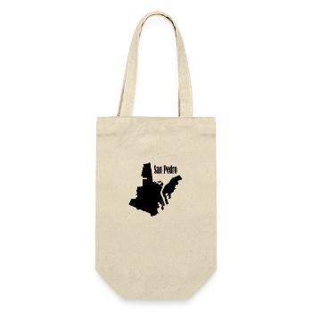 San Pedro L.A. Weiß - Geschenkbeutel für Flaschen - Natur - Vorne