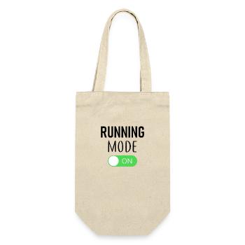Running Mode On - Jogging - Runners - Sports - Gift Bag for Bottles - nature - Front