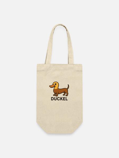 DUCKEL - Geschenkbeutel für Flaschen - Natur