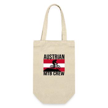 Austrian MTB Crew Mountainbike Shirt - Geschenkbeutel für Flaschen - Natur - Vorne