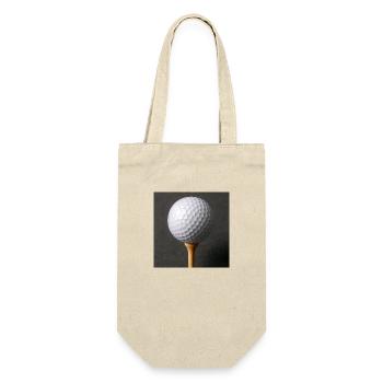 Sport - Golf - Geschenkbeutel für Flaschen - Natur - Vorne