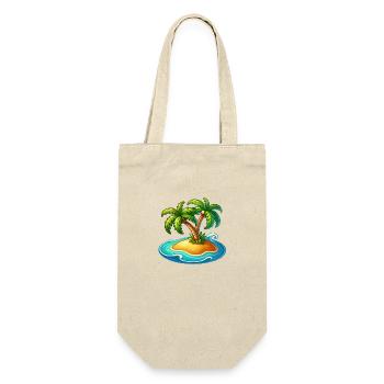 Palm Island - Gift Bag for Bottles - nature - Front