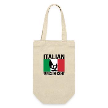 Italian Windsurf Crew Shirt - Geschenkbeutel für Flaschen - Natur - Vorne