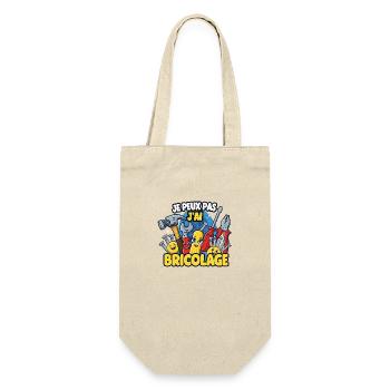 Je peux pas jai bricolage - Sac à bouteille - nature - Devant