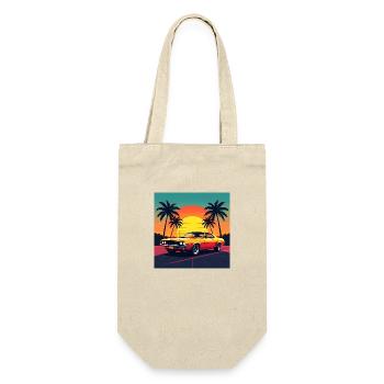 Vintage car - Gift Bag for Bottles - nature - Front