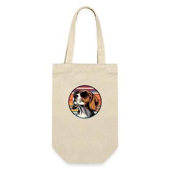 Beagle Chien Cool - Sac à bouteille - nature - Devant