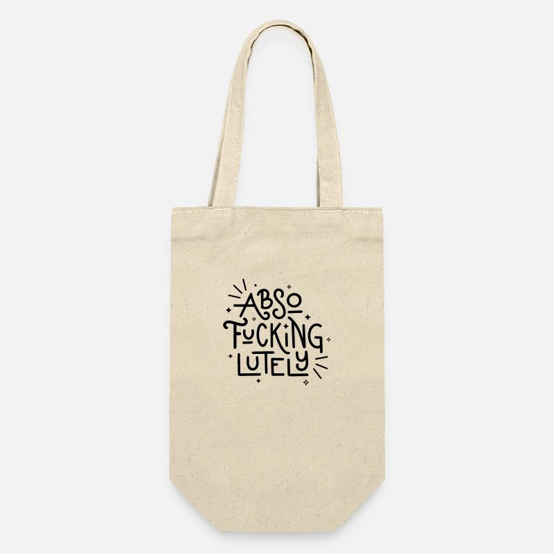 Absofuckinglutely - Gift Bag for Bottles - nature