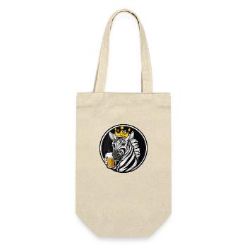 Zebra Beer - Gift Bag for Bottles - nature - Front