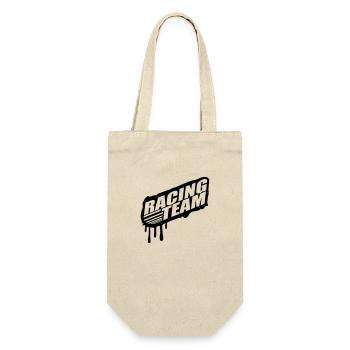 Racing Team Graffiti Stamp - Gift Bag for Bottles - nature - Front