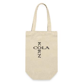 Cola grain intertwined - Gift Bag for Bottles - nature - Front