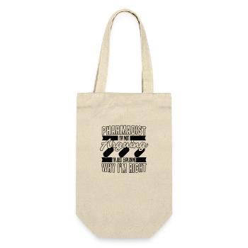 Pharmacist - Gift Bag for Bottles - nature - Front