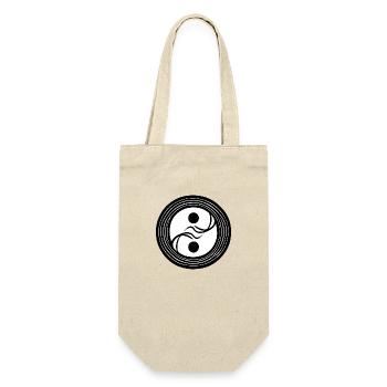 Yin Yang Signe Symbole Paix Heureux 4 - Sac à bouteille - nature - Devant