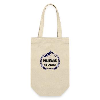 mountains are calling - Gift Bag for Bottles - nature - Front