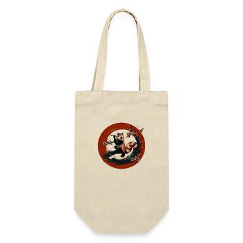 Red Panda 6 - Gift Bag for Bottles - nature - Front