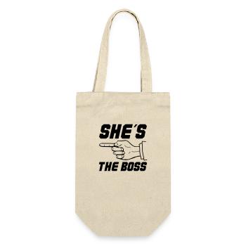 shes the boss - Gift Bag for Bottles - nature - Front