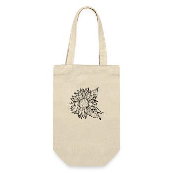 Flower Sunflower - Gift Bag for Bottles - nature - Front