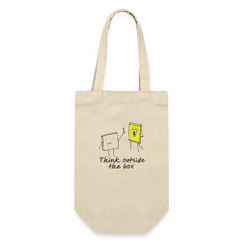Think outside the box - Gift Bag for Bottles - nature - Front