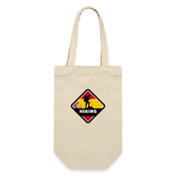 Spanien Flagge Vintage Spanische Fahne Used Look - Geschenkbeutel für Flaschen - Natur - Vorne