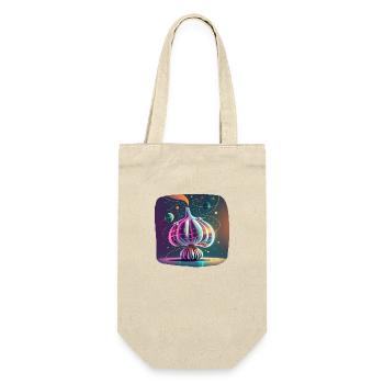Garlic alien in space futuristic - Gift Bag for Bottles - nature - Front