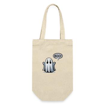 Spooky Ghostly Boo! - Spooky ghost design - Gift Bag for Bottles - nature - Front