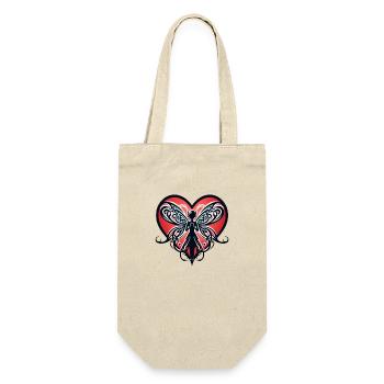 Fairy Fairy Breizh Heart - Gift Bag for Bottles - nature - Front