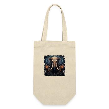 Elephant in the Rainforest Gift Wildlife Fans - Gift Bag for Bottles - nature - Front
