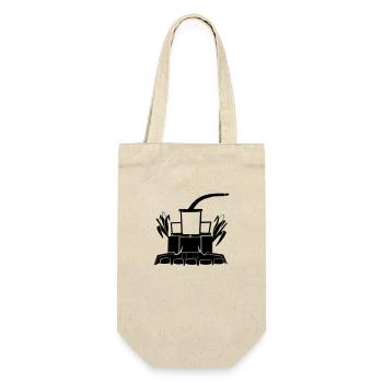 Design Häcksler - Geschenkbeutel für Flaschen - Natur - Vorne
