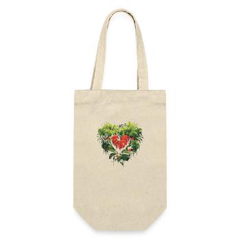 Monstera Plantes Feuille Coeur Jardin Variegata Feuille - Sac à bouteille - nature - Devant