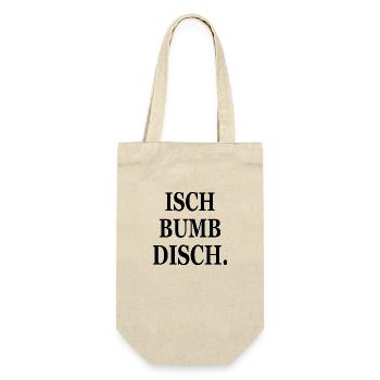 Mannheim Monnem Mannheimat - Geschenkbeutel für Flaschen - Natur - Vorne