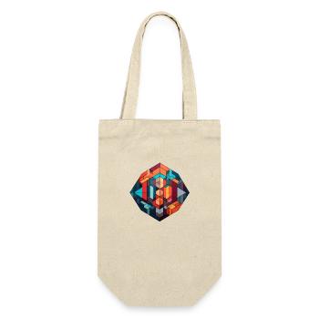 Geometric shapes - Gift Bag for Bottles - nature - Front