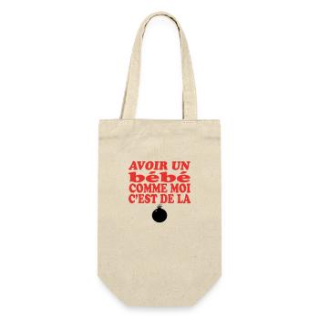 Baby BOMB - Gift Bag for Bottles - nature - Front