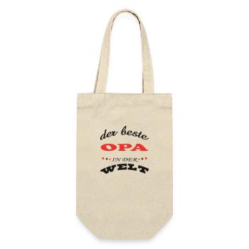 DER BESTE OPA PAPY IN DER WELT - Sac à bouteille - nature - Devant