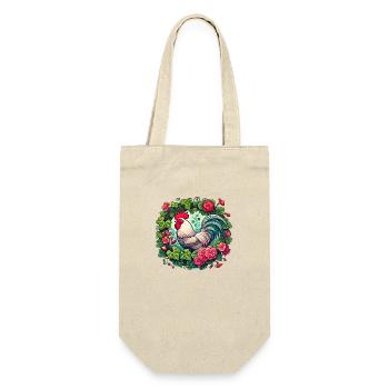 Rooster - Gift Bag for Bottles - nature - Front