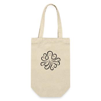 Octopus 01 - Gift Bag for Bottles - nature - Front