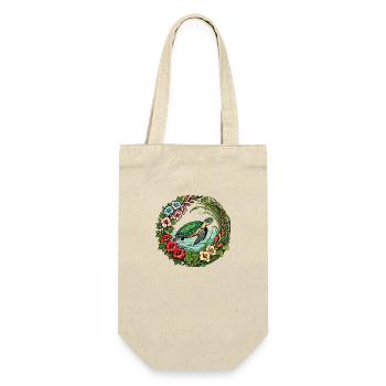 Gladiolus and Sea turtle - Gift Bag for Bottles - nature - Front