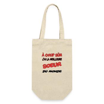 Meilleure soeur du monde - Sac à bouteille - nature - Devant