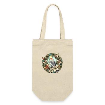 Cockatiel - Gift Bag for Bottles - nature - Front
