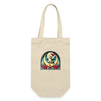 Baby Dragon Christmas - Gift Bag for Bottles - nature - Front