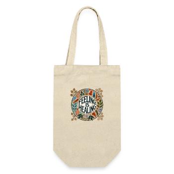 Feeling is Healing - Gift Bag for Bottles - nature - Front