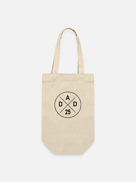 Dad 25 - Gift Bag for Bottles - nature